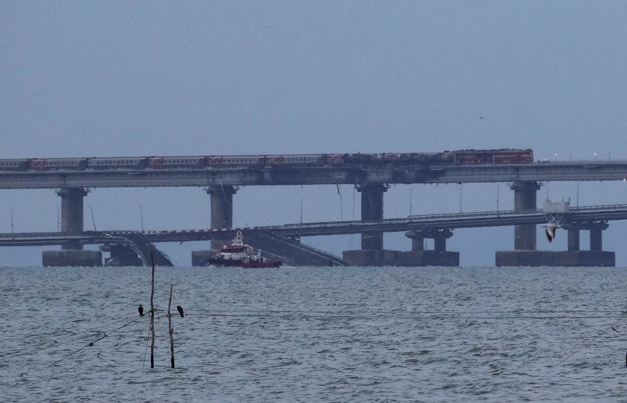 Krimas tilts pēc sprādziena