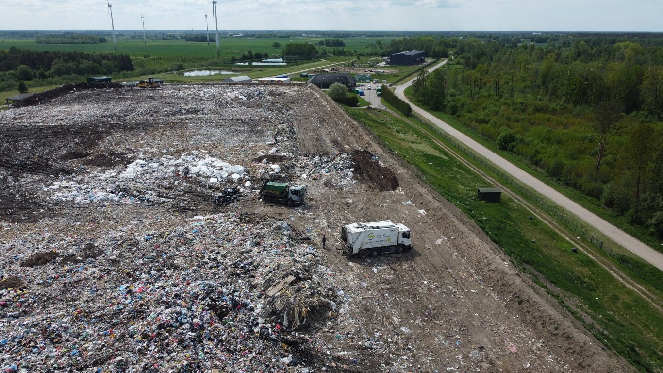 Atkritumu poligons “Ķīvītes” Liepājā organisko atkritumu pārstrādei