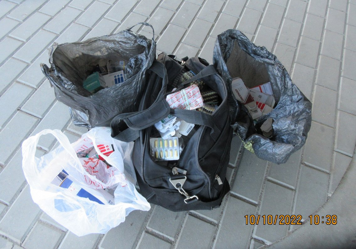 Atklātā medikamentu kontrabandas krava uz Latvijas-Krievijas robežas