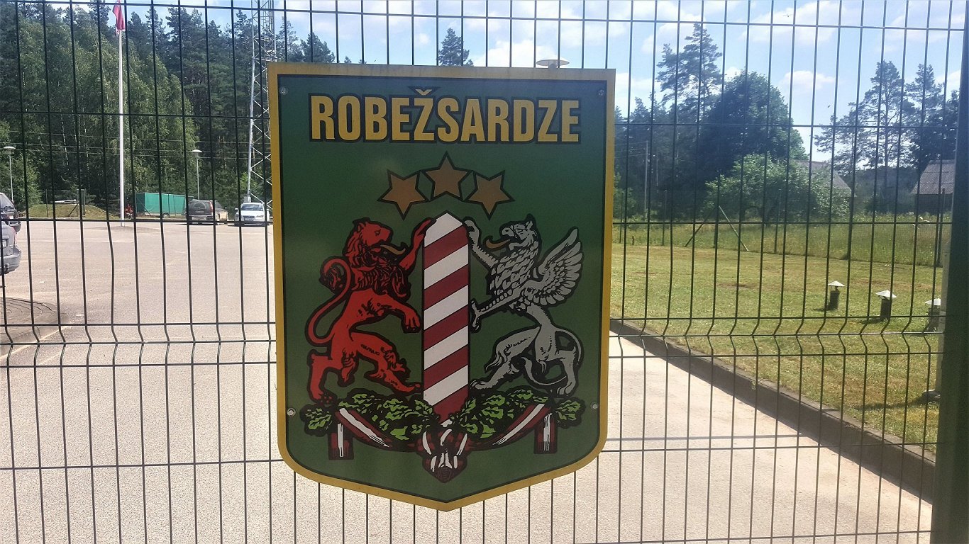 На латвийско-белорусской границе