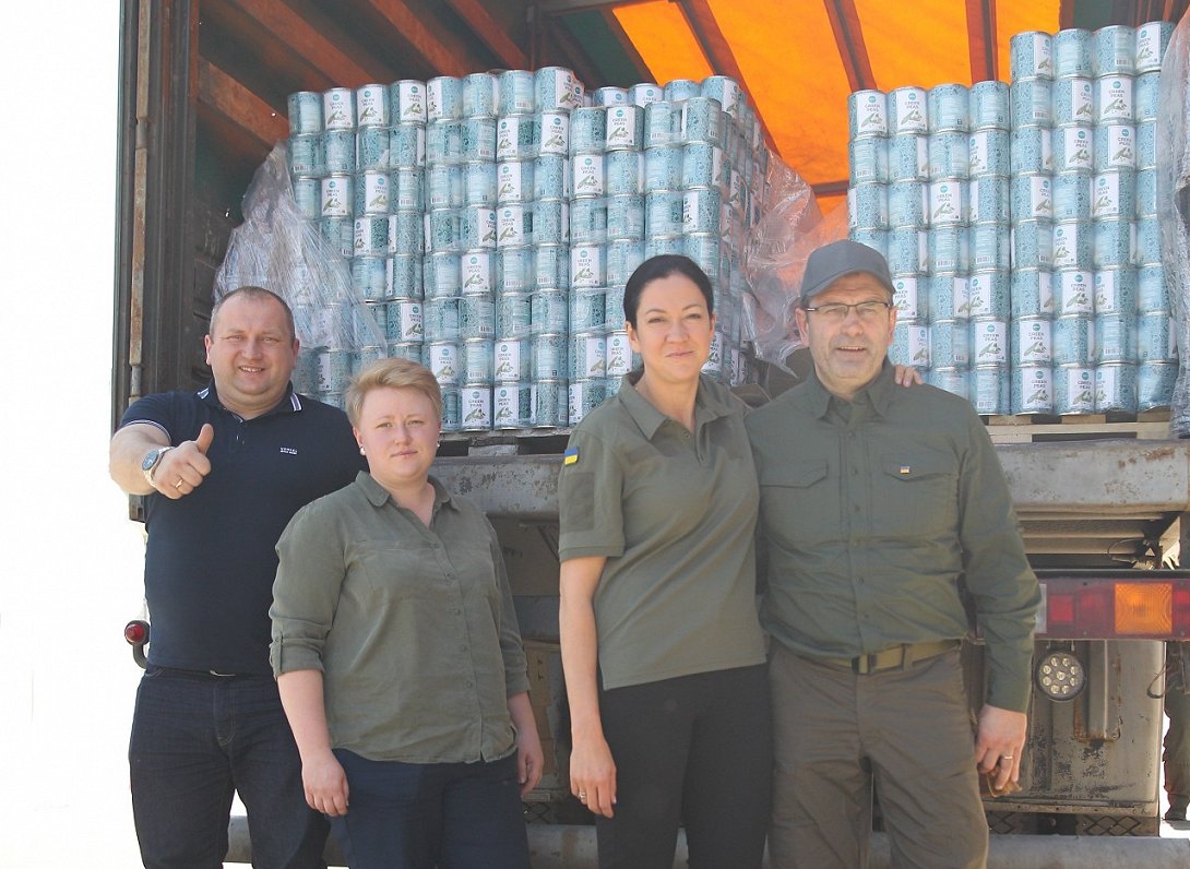 Humānās palīdzības krava Ukrainai