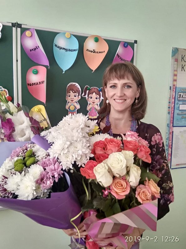 Ukraiņu skolotāja Natalija Zavadska