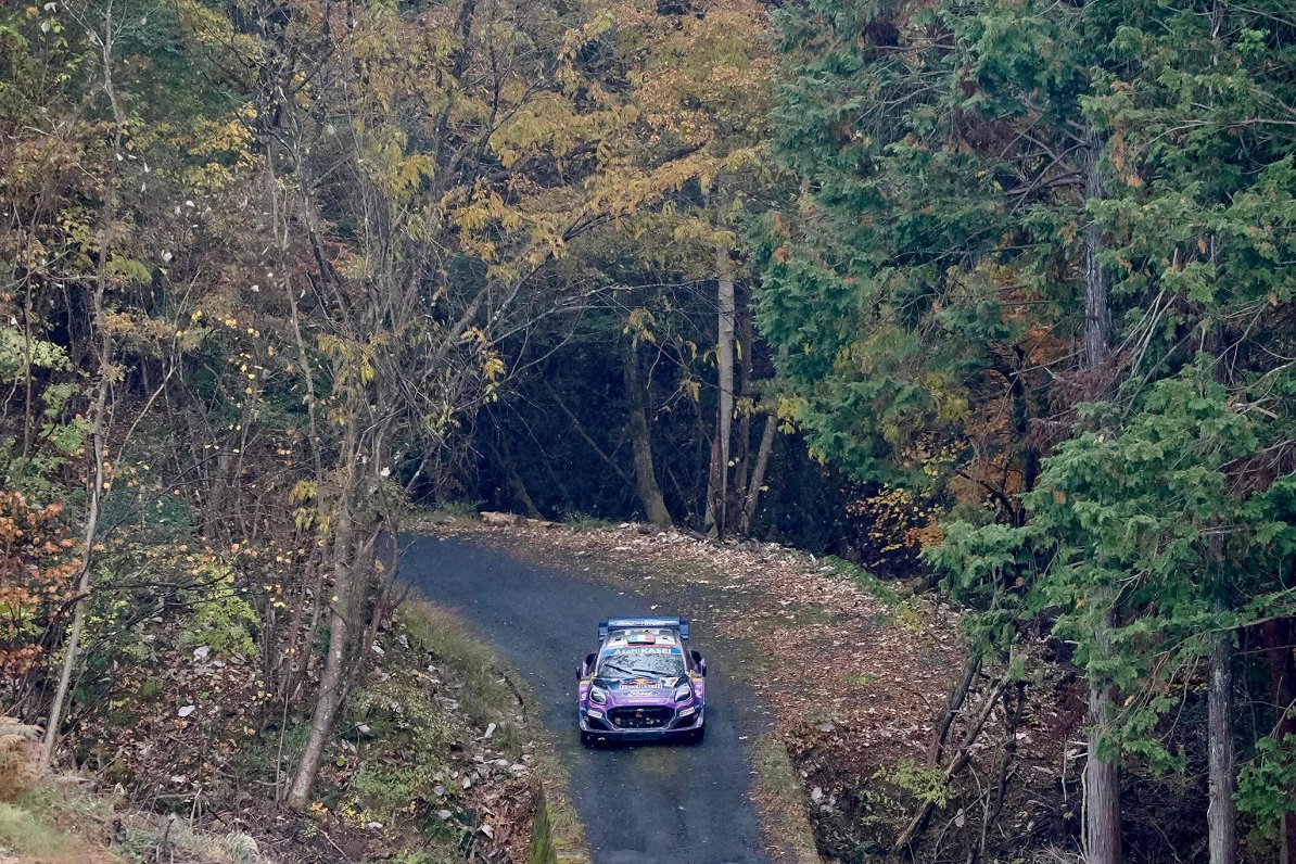 Kreiga Brīna ekipāža 2022. gada Japānas WRC posmā