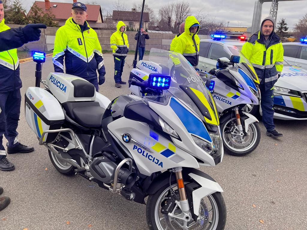 Valsts policijas jaunie motocikli