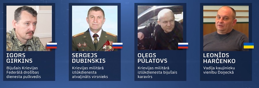 &quot;MH17&quot; notriekšanā apsūdzēti trīs Krievijas un viens Ukrainas pilsonis, kas cīnījās pret U...