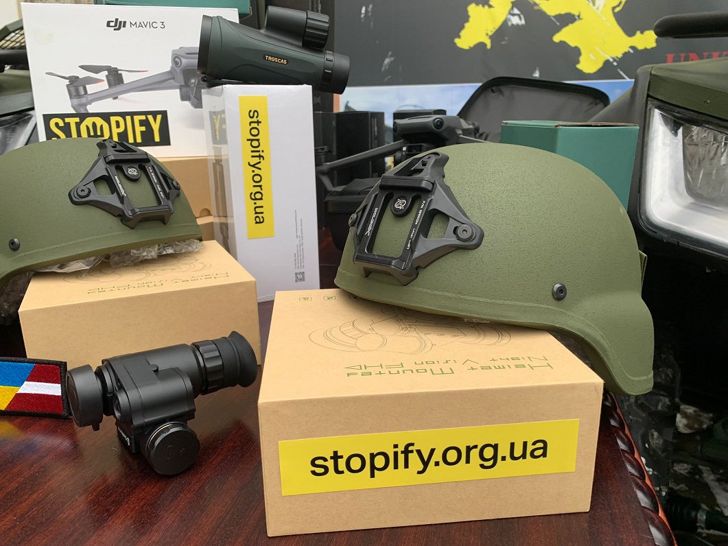 Pirmā palīdzības krava Ukrainai no Stopify