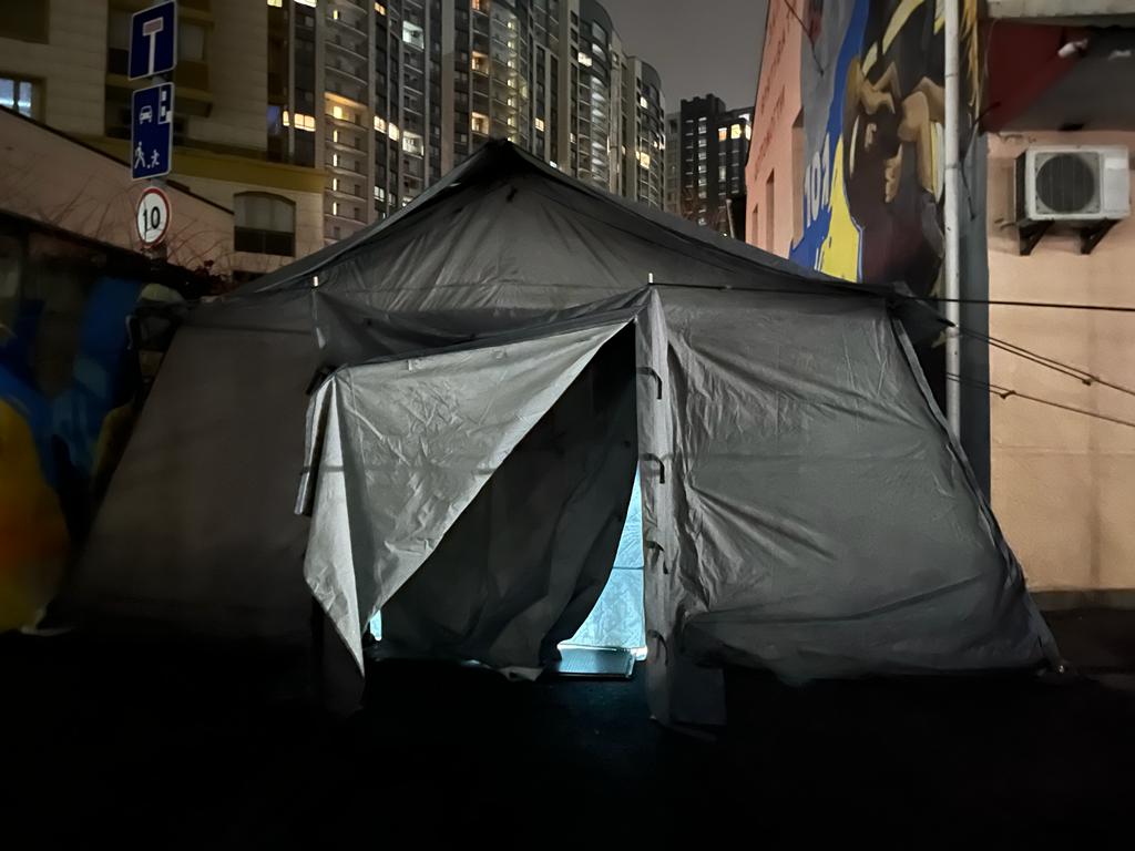 Sildīšanās telts Kijivā