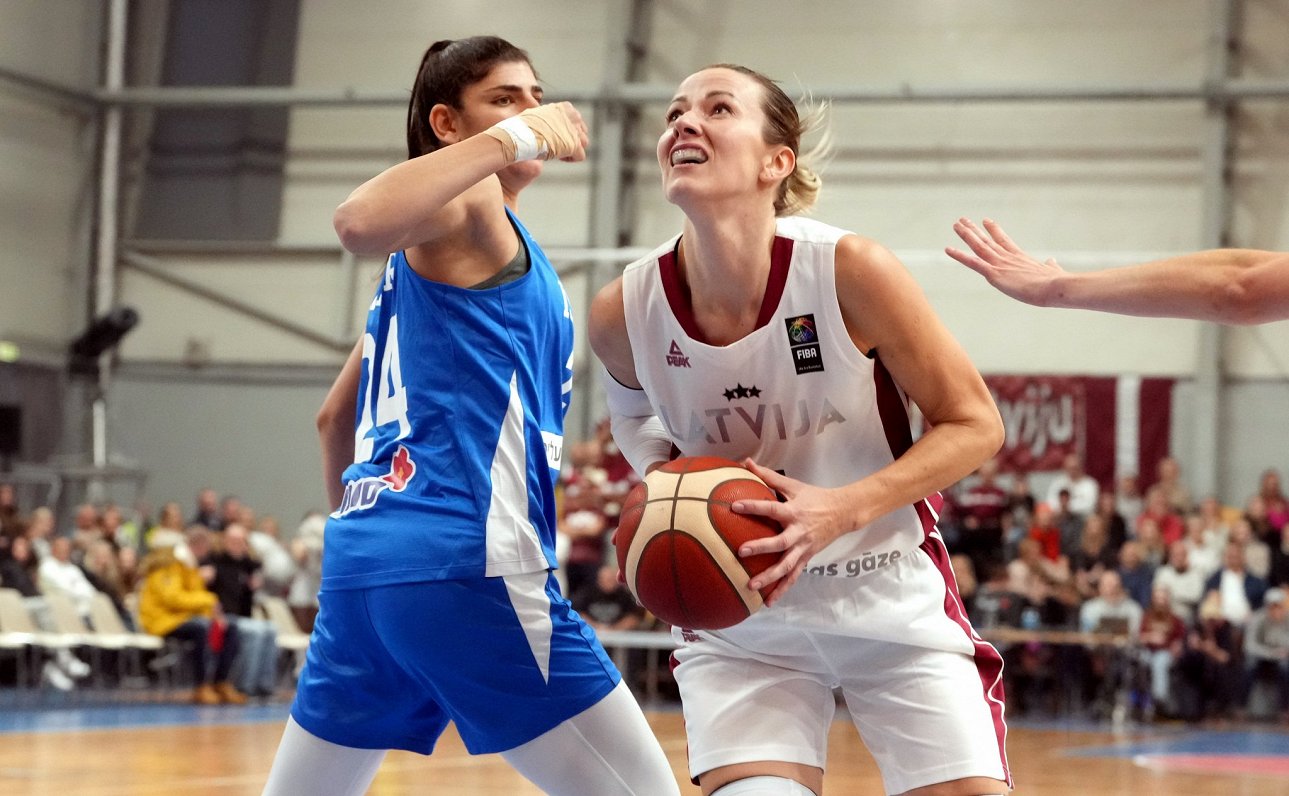 Latvijas un Izraēlas sieviešu basketbola izlašu spēle Eiropas čempionāta kvalifikācijā