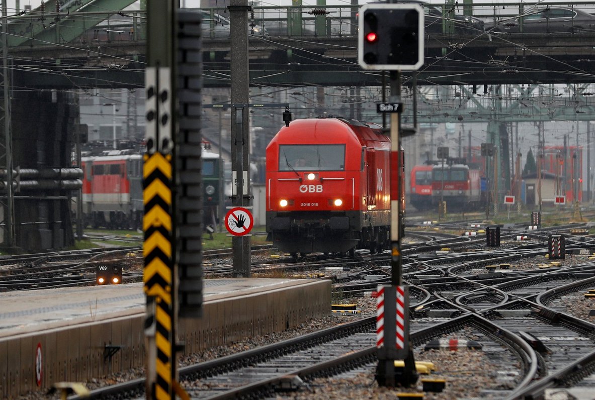 Austrijā streiko dzelzceļa darbinieki