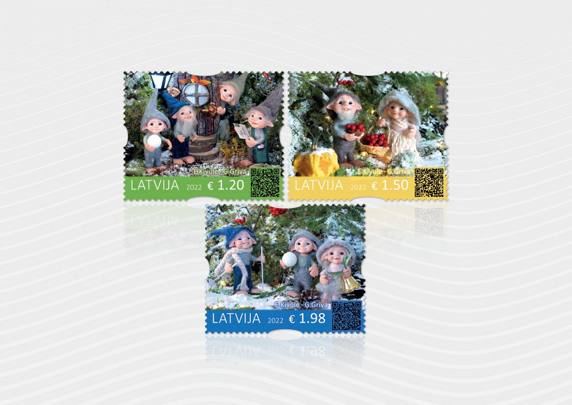 &quot;Latvijas Pasts&quot; izdod jaunu Ziemassvētku pastmarku sēriju