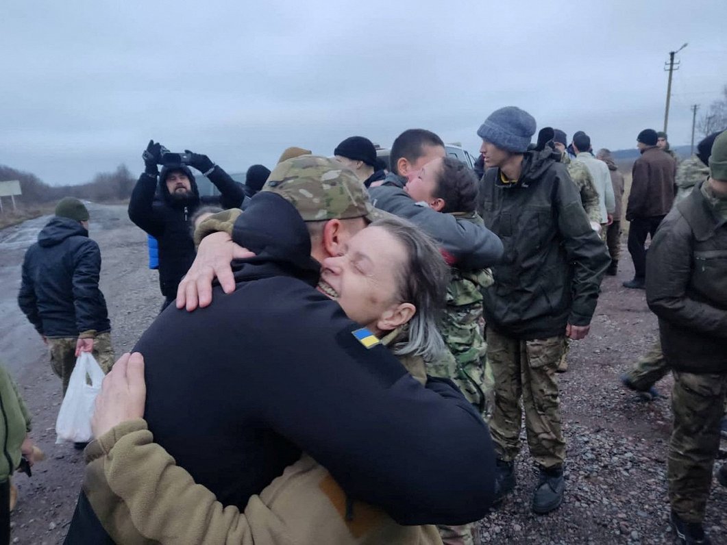 Karagūstekņu apmaiņa Ukrainā (31.12.2022.)