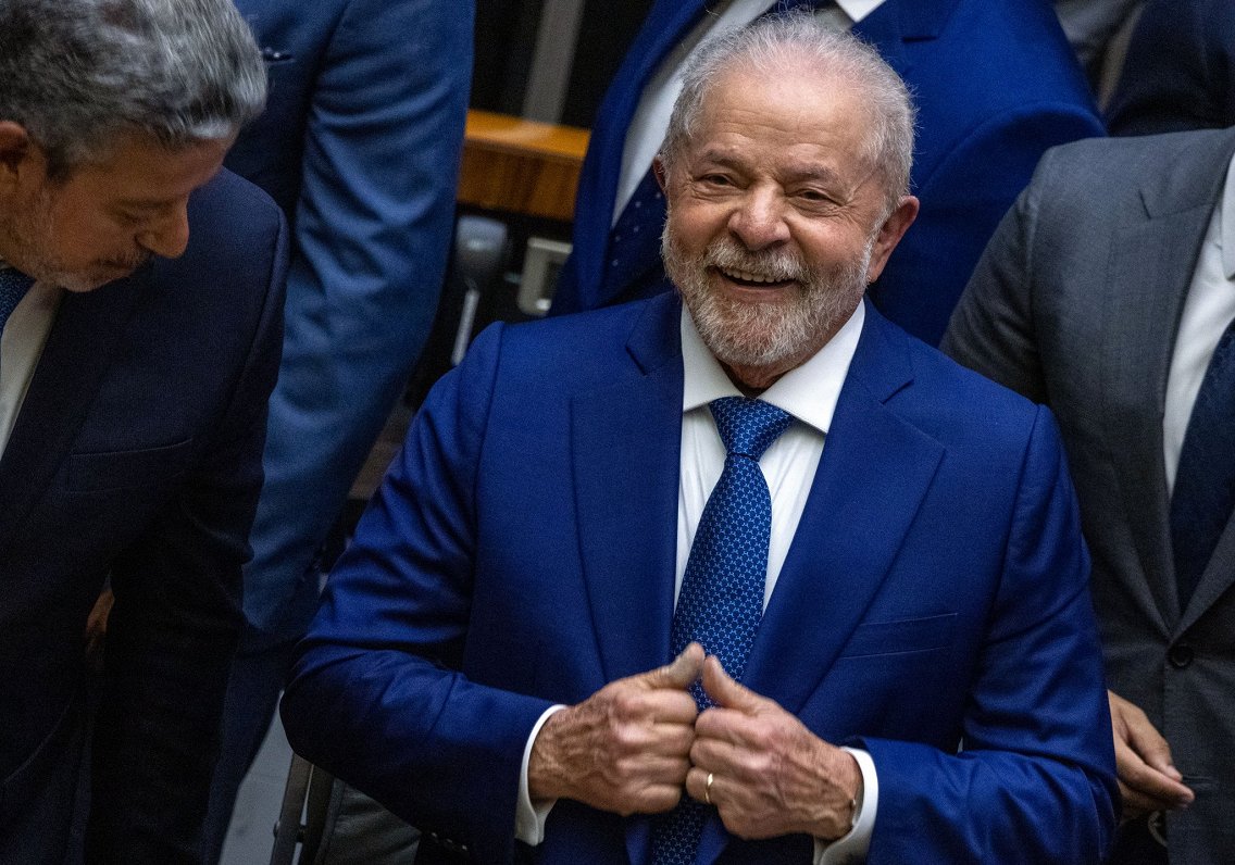 Brazīlijas prezidents Luiss Inasiu Lula da Silva (01.01.2023)