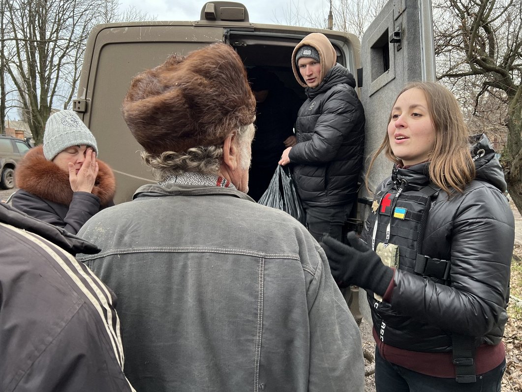 No Latvijas atsūtītais buss palīdzības sniegšanai Ukrainā