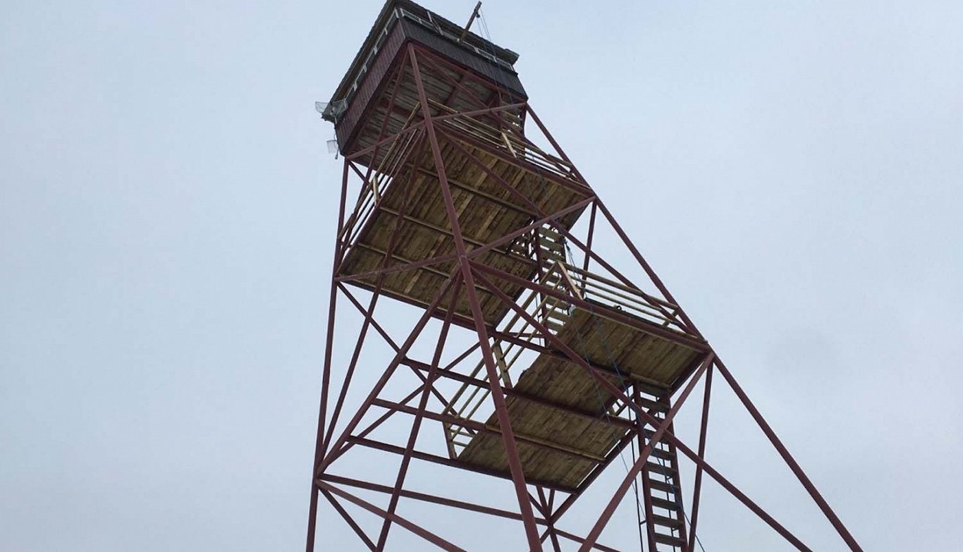 Siksala observation tower in Teiču bog