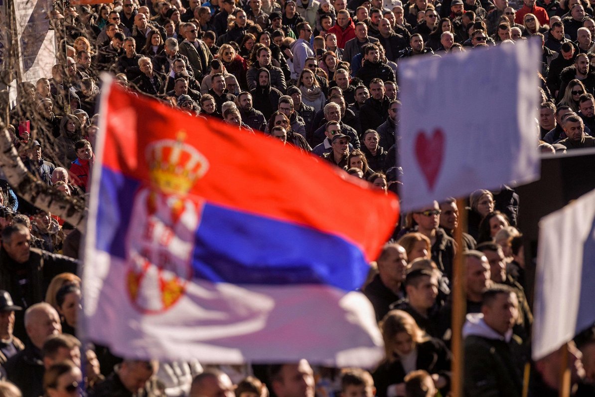 Serbu protesti 2023. gada 8. janvārī