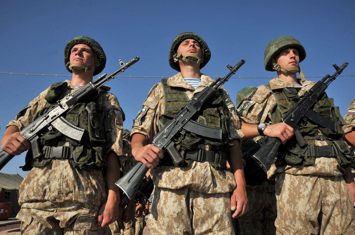 Krievijas karavīri mācībās Armēnijā