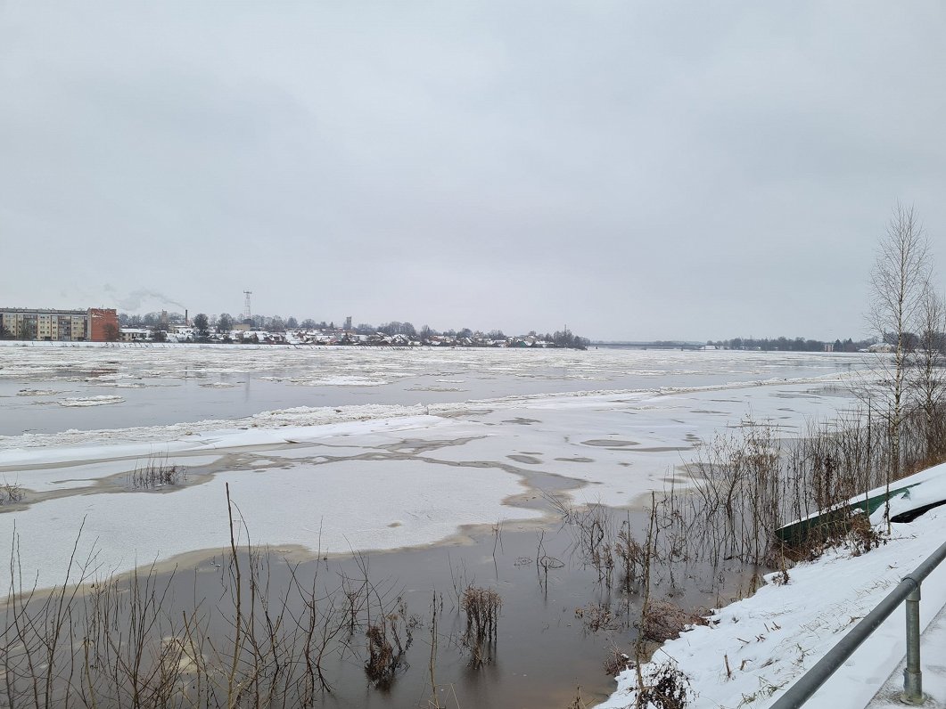 Plūdi Jēkabpils pusē