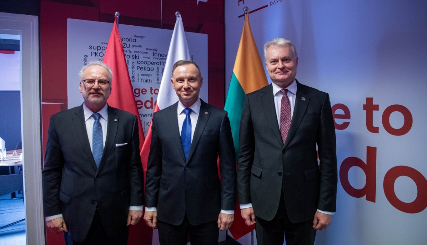 Presidents of Latvia, Poland, Lithuania in Davos