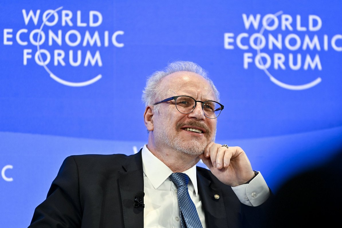 Valsts prezidents Egils Levits piedalās Pasaules ekonomikas forumā Davosā