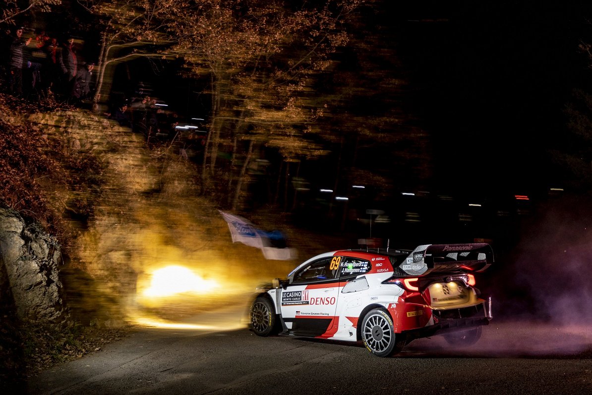 Kalles Rovanperas ekipāža 2023. gada WRC Montekarlo posmā