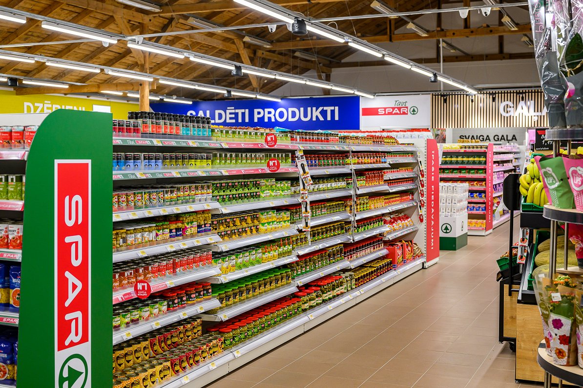 SPAR store in Latvia