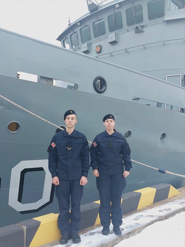 Latvian Navy combat uniforms 2023