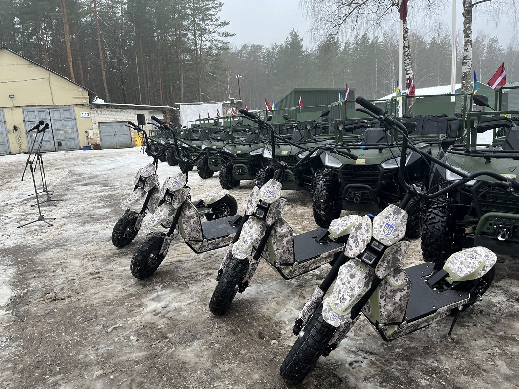 Latvijā ražota militārā tehnika Ukrainai