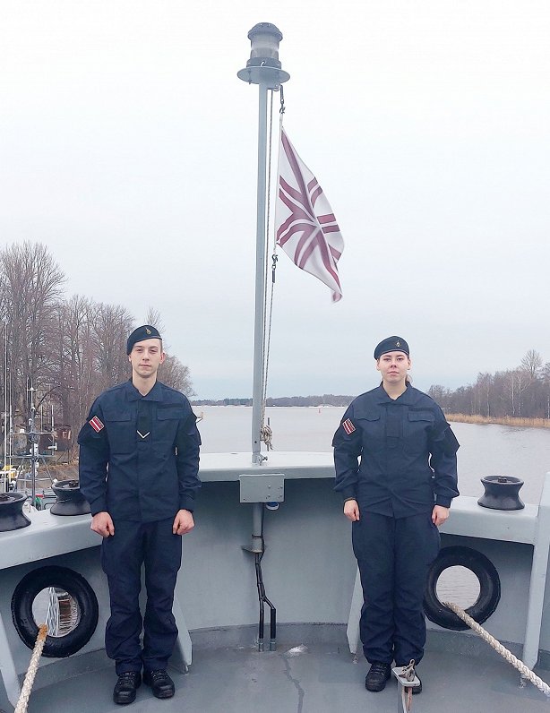 Latvian Navy combat uniforms 2023