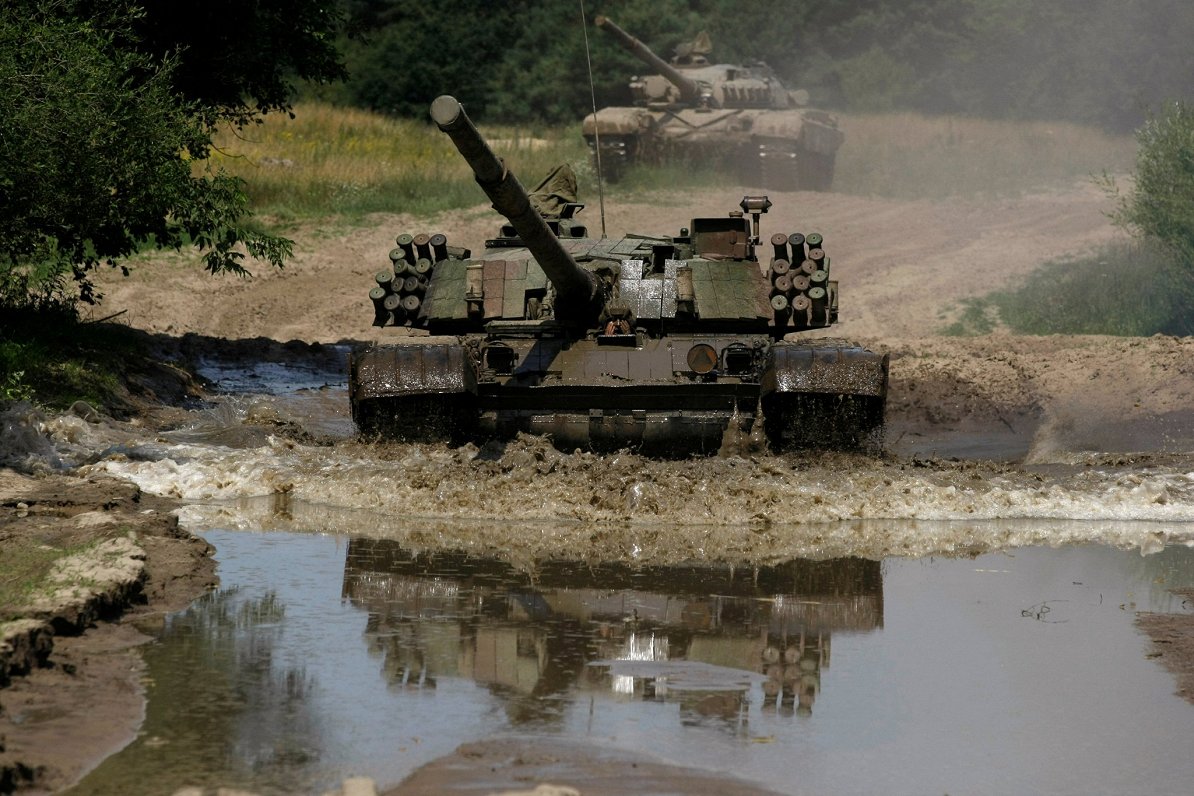 Polijas tanki &quot;PT-91&quot;, kādus paredzēts piegādāt Ukrainai
