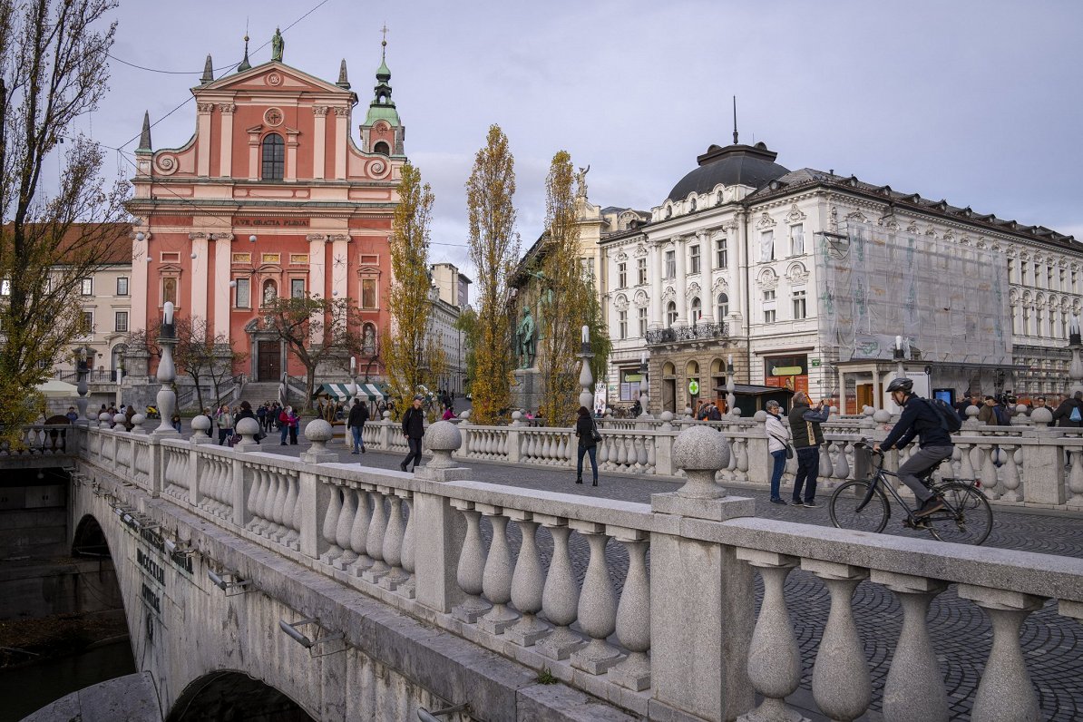 Slovēnijas galvaspilsēta Ļubļana