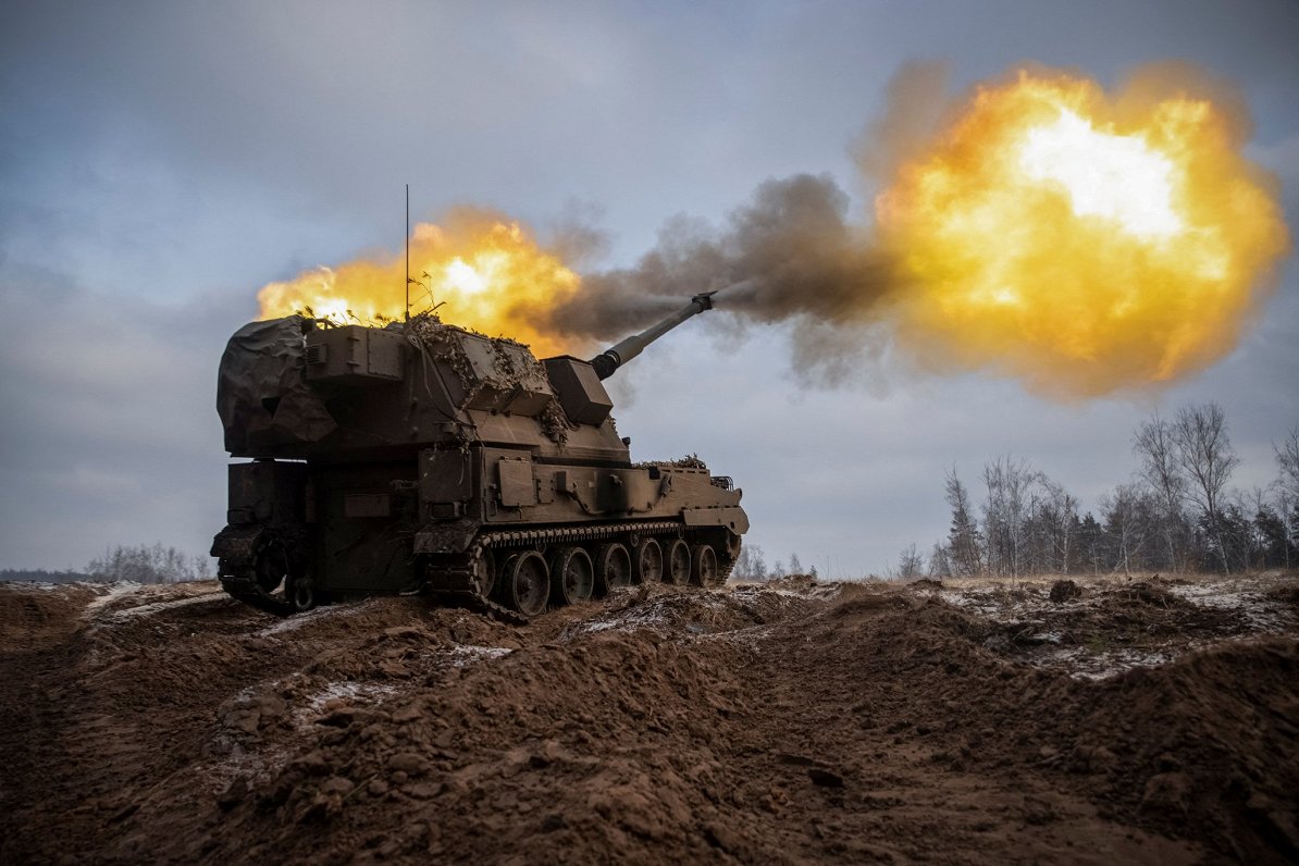Ukrainas armija apšauda ienaidnieka pozīcijas Doneckas apgabalā