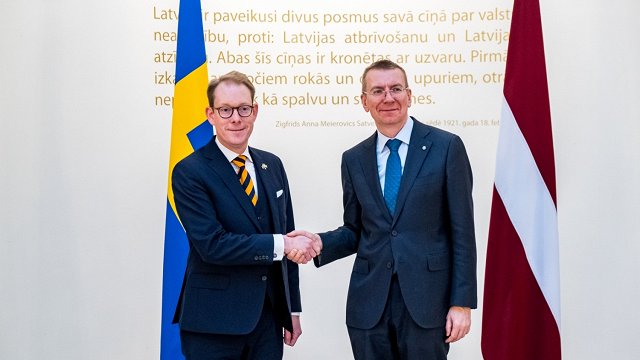Rinkēvičs: Zviedrijas iestāšanās NATO būs būtisks ieguldījums Latvijas drošībā