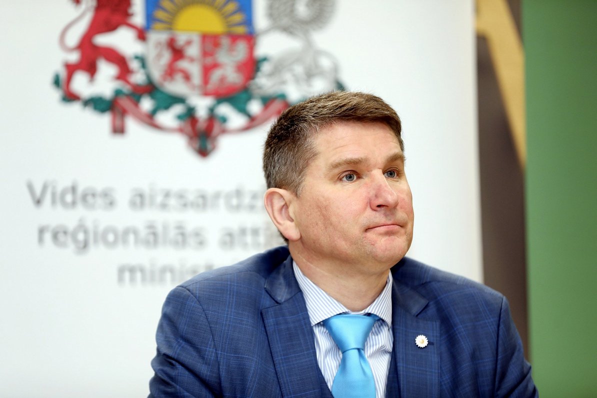 Vides aizsardzības un reģionālās attīstības ministrs Māris Sprindžuks