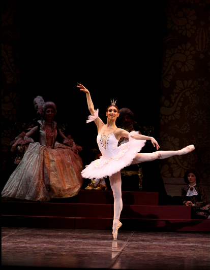 Baiba Kokina princeses Auroras lomā baletā &quot;Apburtā princese&quot;