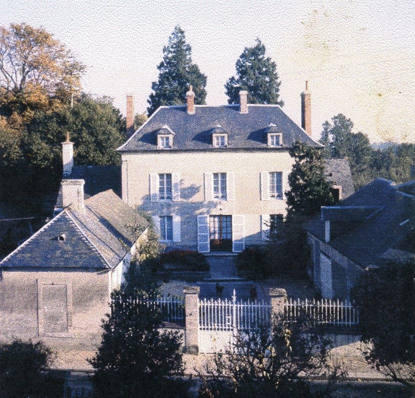 Ligeru ģimenes savrupnams (celts 1820. gadā) Bajē, Normandijā. 20. gs. 60. gadi