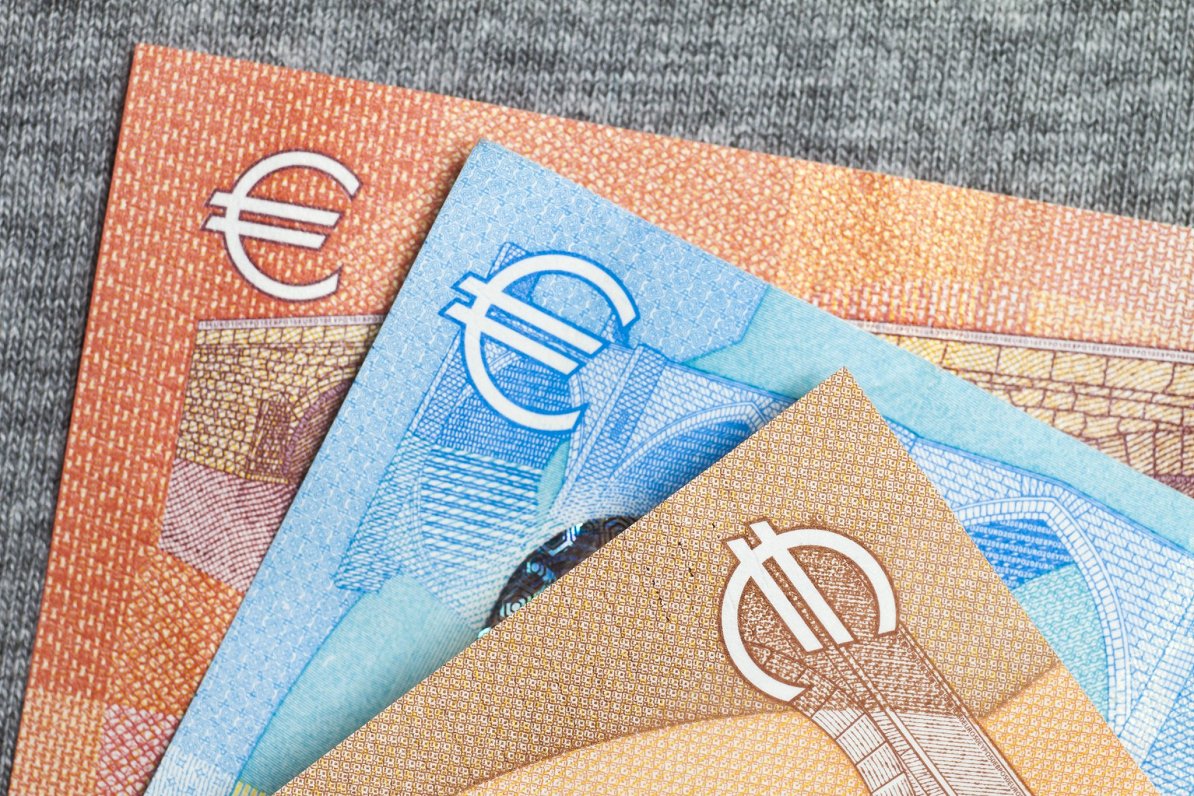 Eiro banknotes. Attēls ilustratīvs.