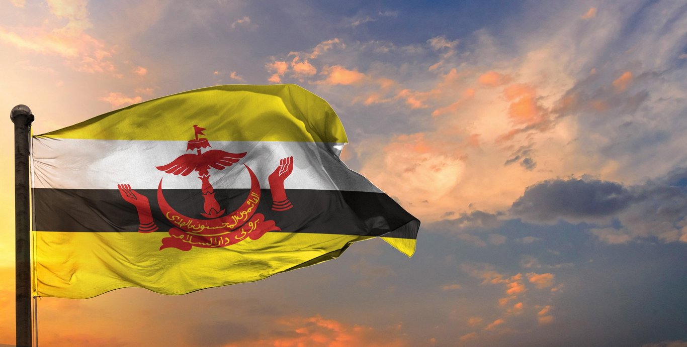 Brunejas karogs.