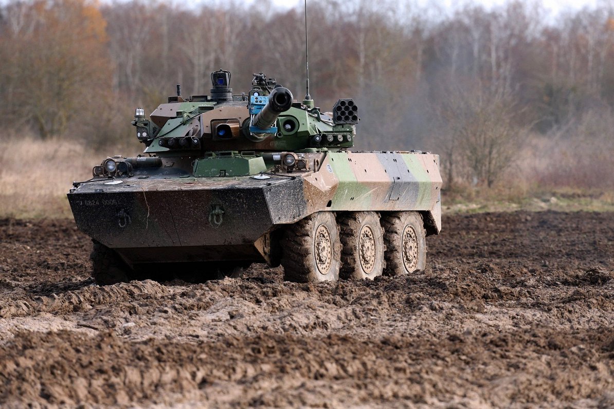 Francijas armijas AMX 10 RC tanks, 2012. gada novembris
