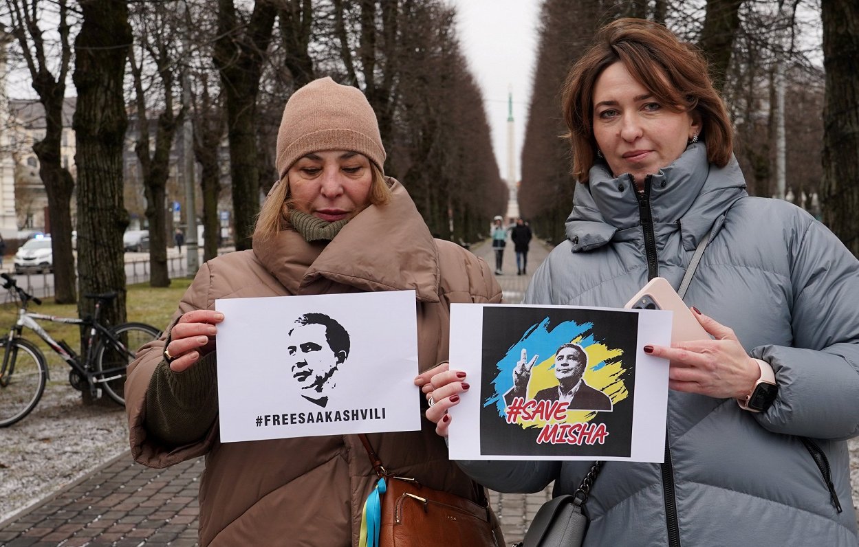 Akcija bijušā Gruzijas prezidenta Mihaila Saakašvili atbalstam