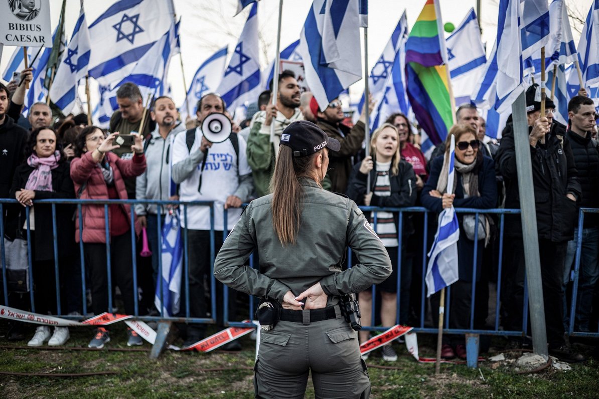 Protesti pret Izraēlas tiesu sistēmas reformu