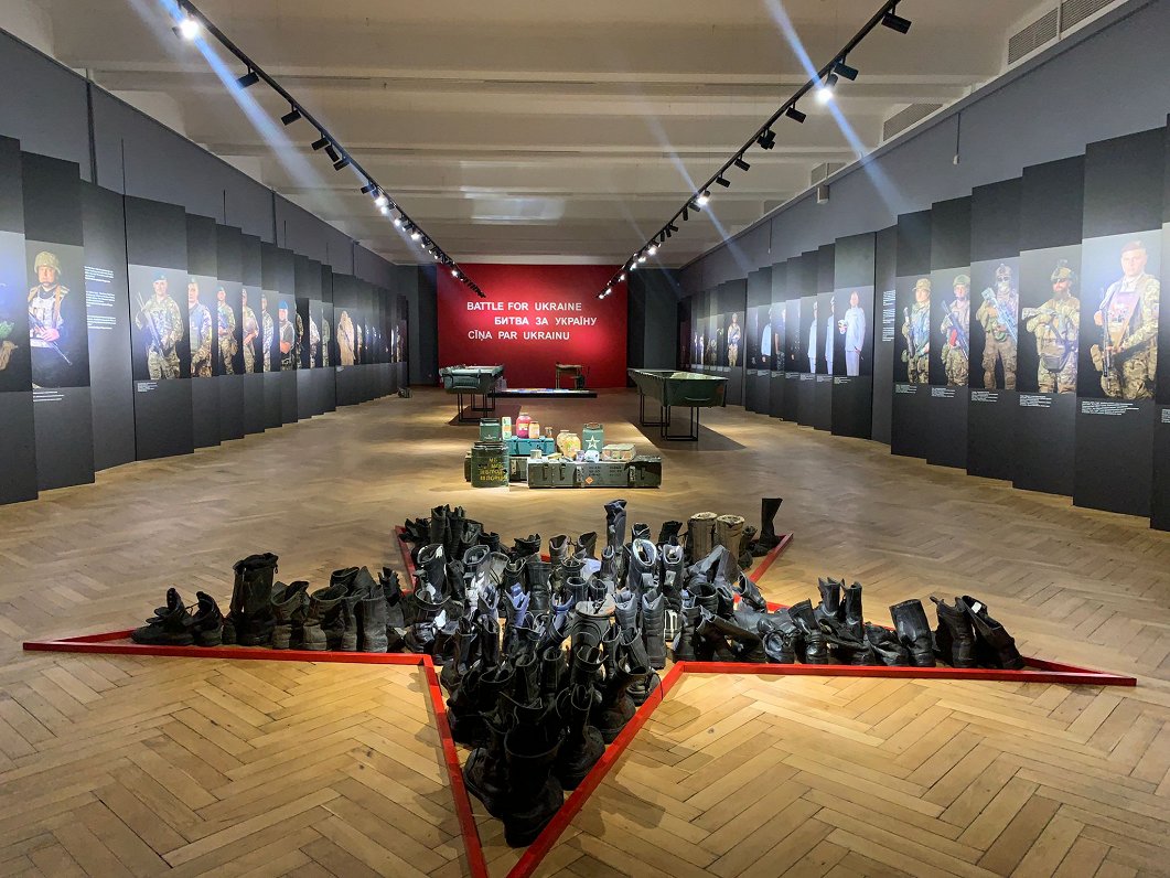 Izstāde “Cīņa par Ukrainu” Latvijas Kara muzejā