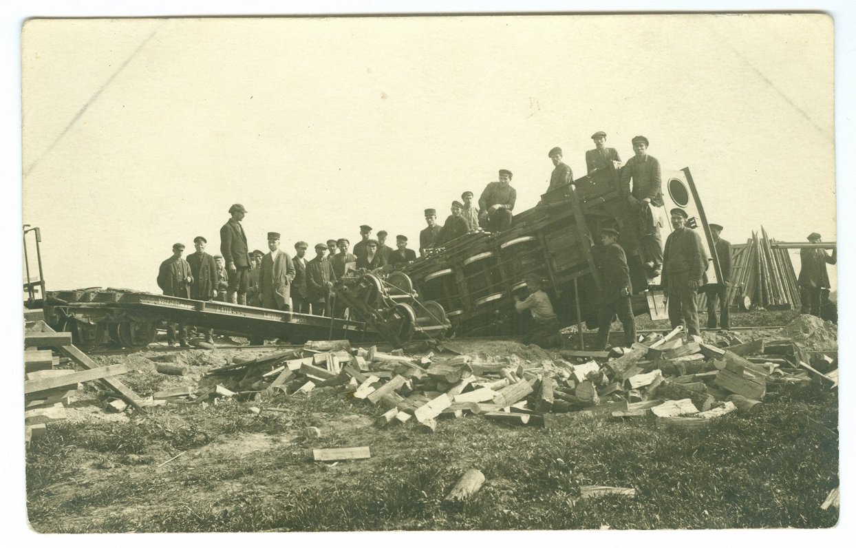Vilciena Nr. 2142 avārija posmā Stende – Talsi, 1924. gada 28. maijs.