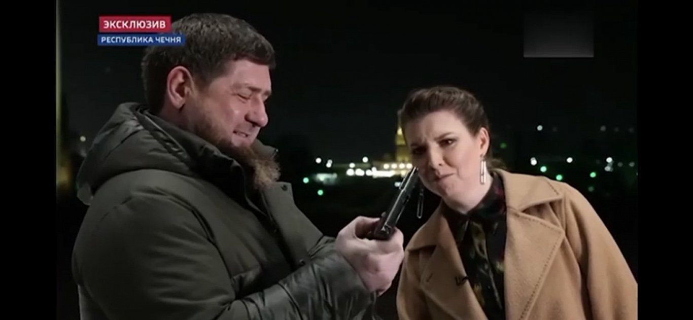 ASV sankcijas vērstas arī pret Krievijas TV propagandas raidījumu vadītāju Olgu Skabejevu (attēlā ko...