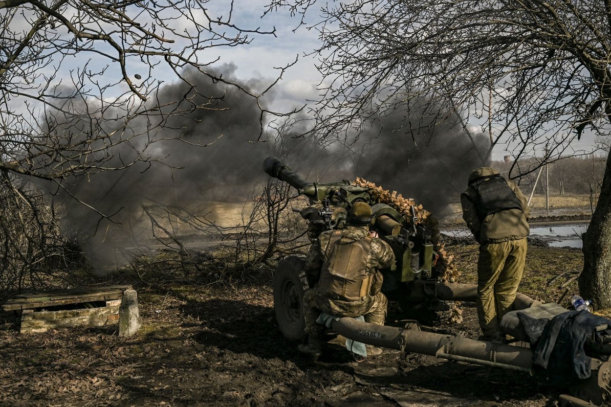 Позиции украинской армии под Бахмутом. Украина, 04.03.2023.