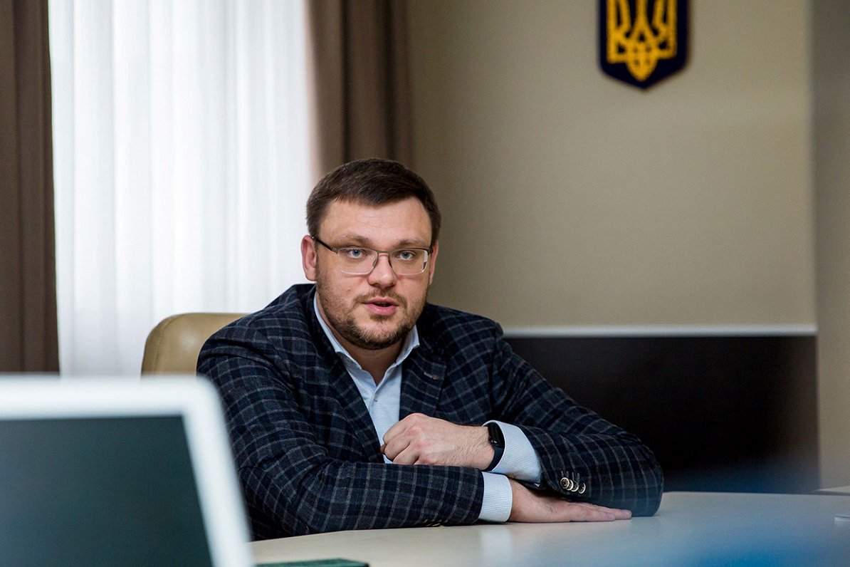 Ukrainas Nacionālā pretkorupcijas biroja (NABU) vadītājs Semens Krivonoss