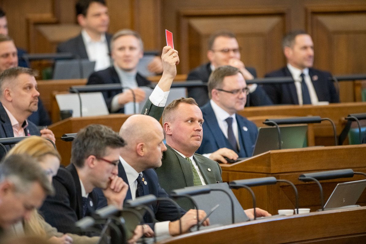 Saeima budget debate 2023