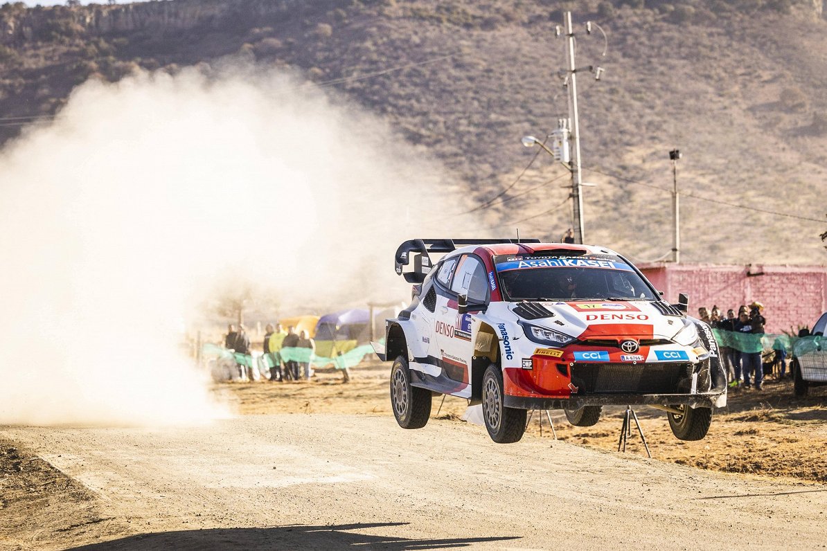 Sebastjena Ožjē ekipāža 2023. gada Meksikas WRC posmā