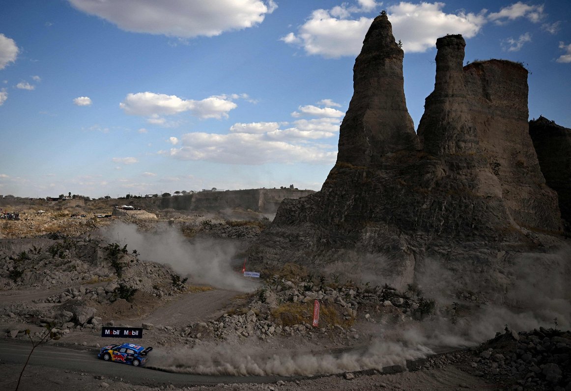 Ota Tanaka ekipāža 2023. gada Meksikas WRC posmā