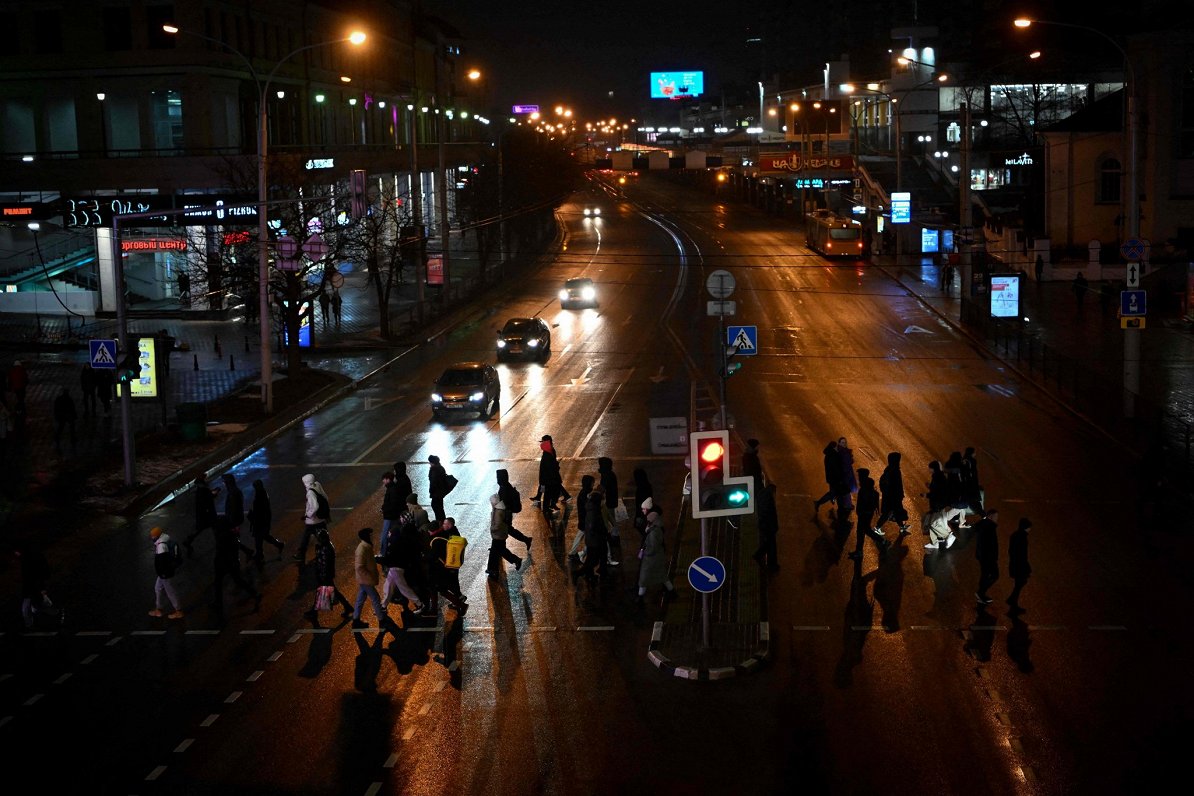 Minskas ielas naktī