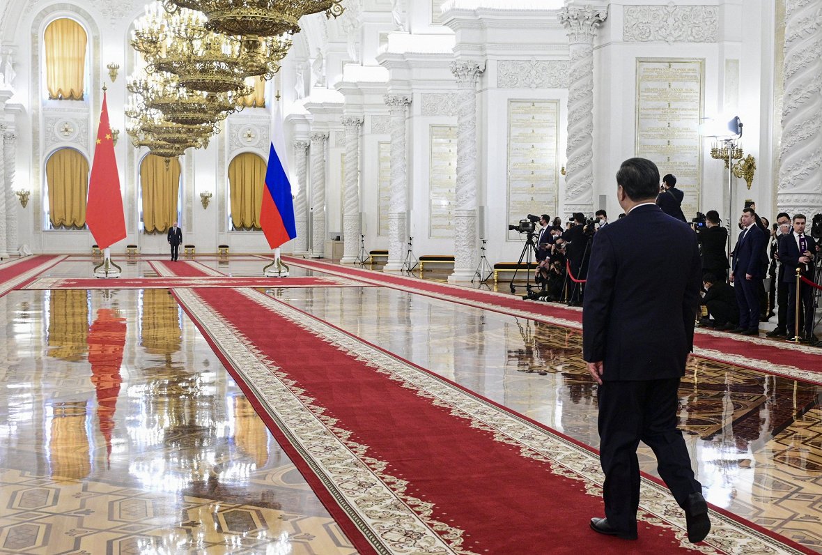 Krievijas līdera Vladimira Putina un Ķīnas prezidenta Sji Dzjiņpina tikšanās Kremlī